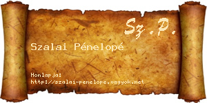 Szalai Pénelopé névjegykártya